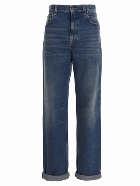 Golden Goose Deluxe Brand Kim Logo Patch Jeans