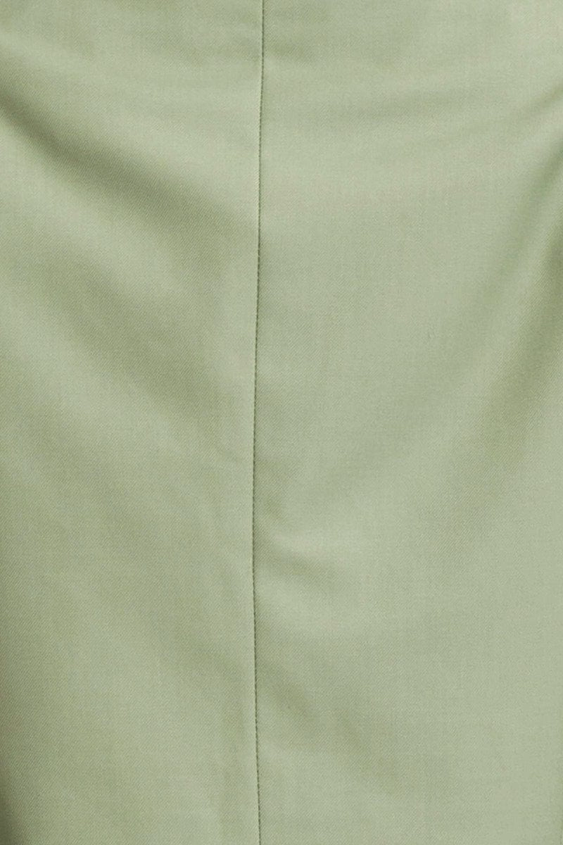 Green Crop Jacket Long Sleeve
