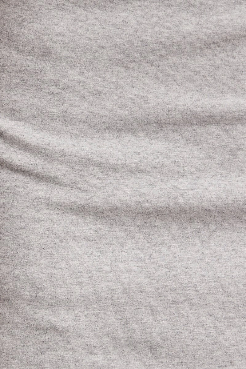 Grey Mini Skort Skirt