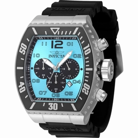 Invicta Men's Watch - Pro Diver Chronograph Light Blue, Black Dial Strap | 47284