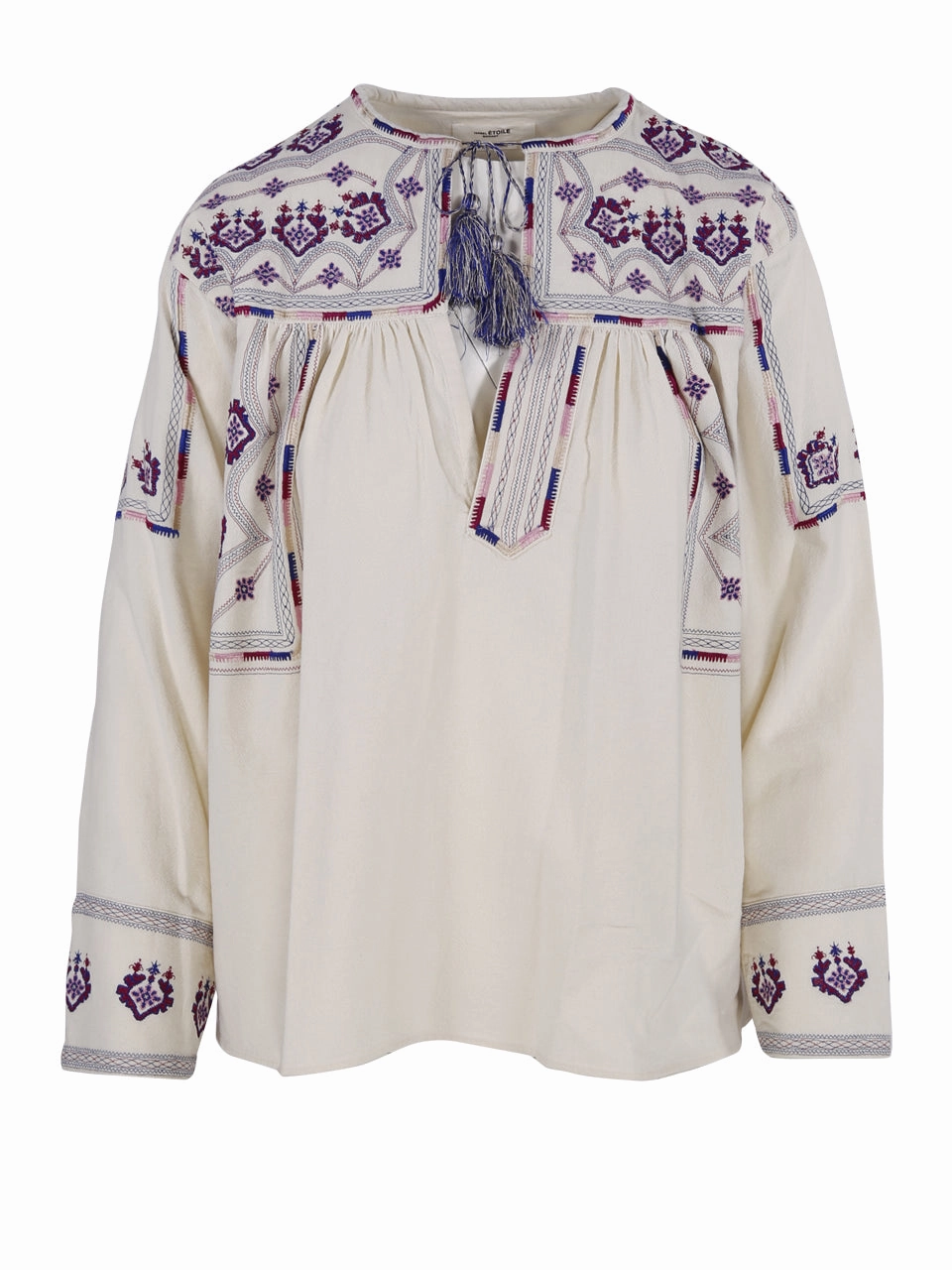 Isabel Marant Cut-Out Embroidered Blouse