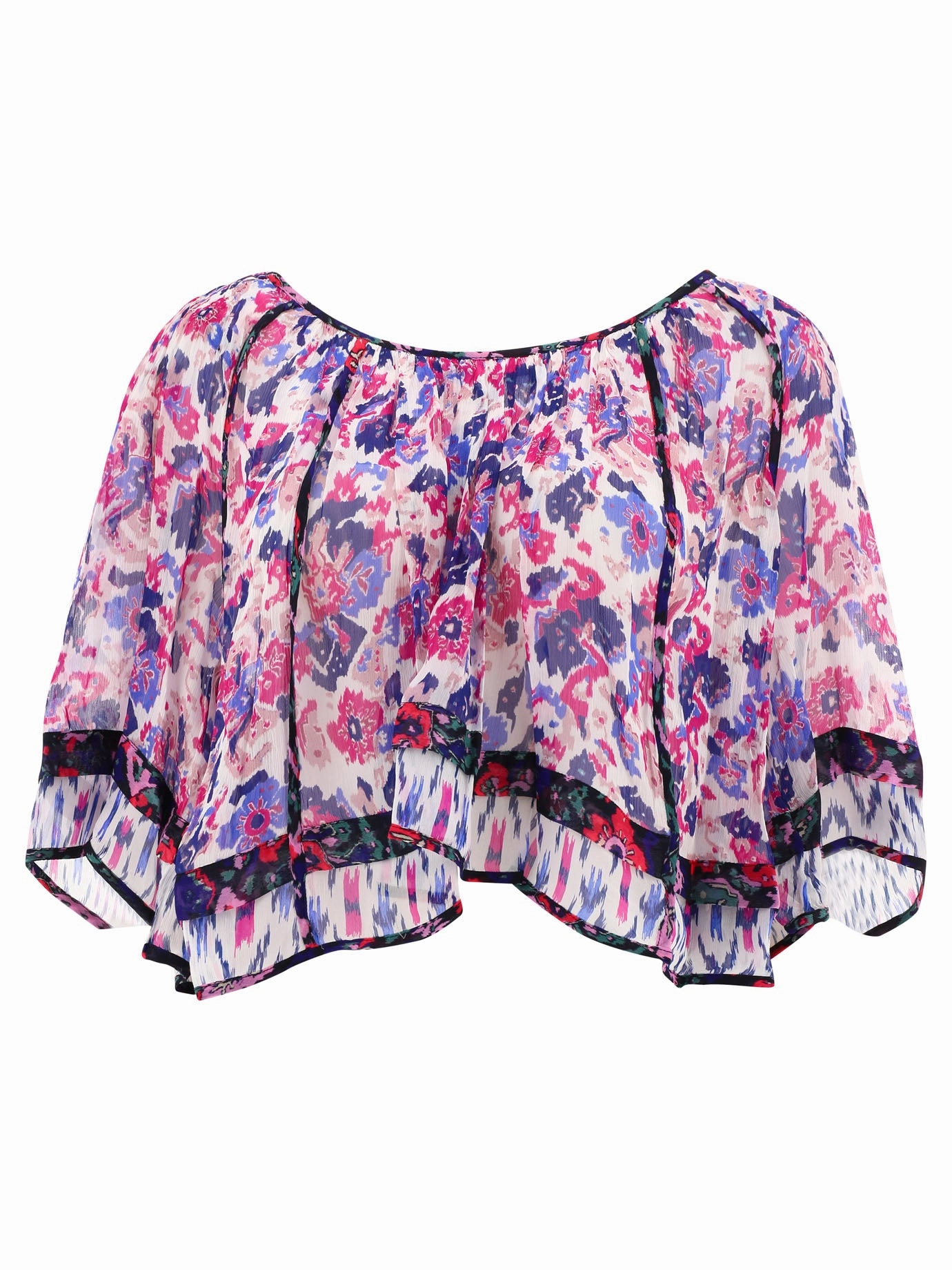 Isabel Marant Étoile Roxini Round-Neck Cropped Blouse