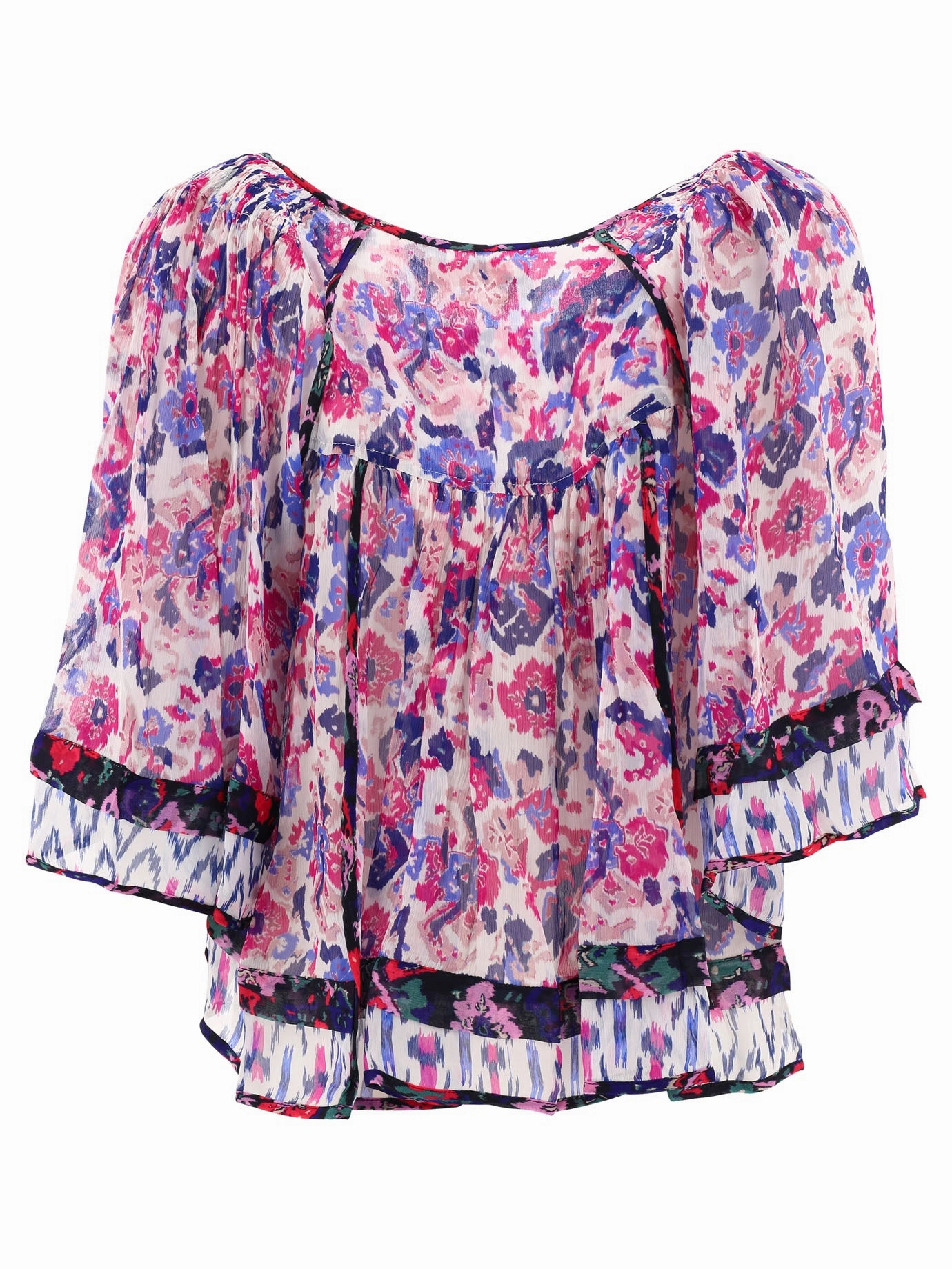 Isabel Marant Étoile Roxini Round-Neck Cropped Blouse