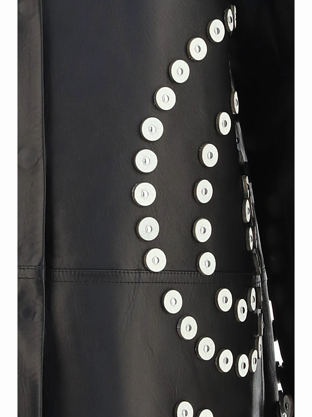 Jil Sander Button-Detailed Mid-Length Leather Jacket