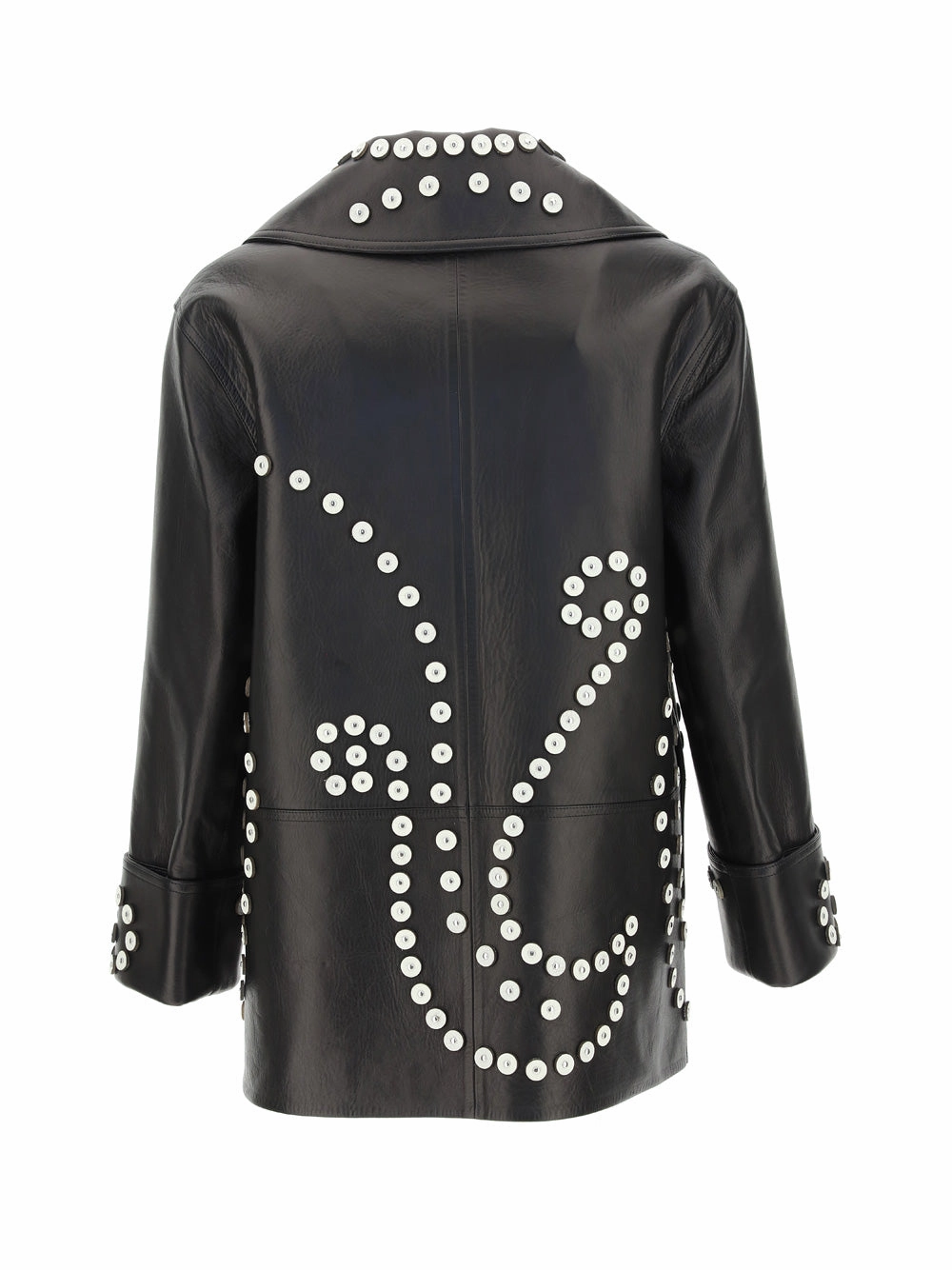 Jil Sander Button-Detailed Mid-Length Leather Jacket