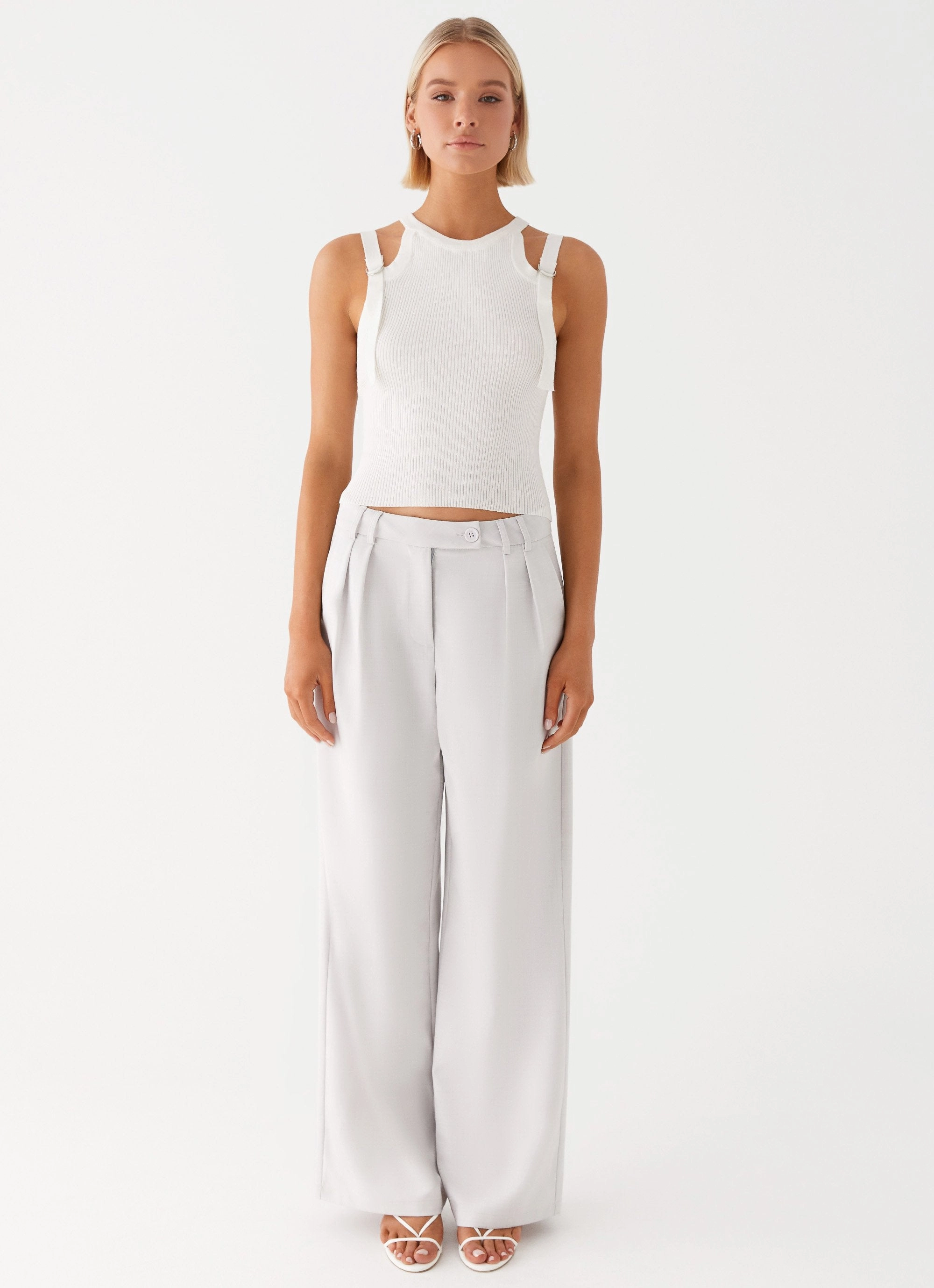 Keeley Racer Top - White