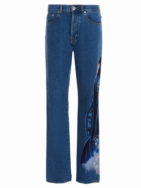 Lanvin Batman Tapered Jeans