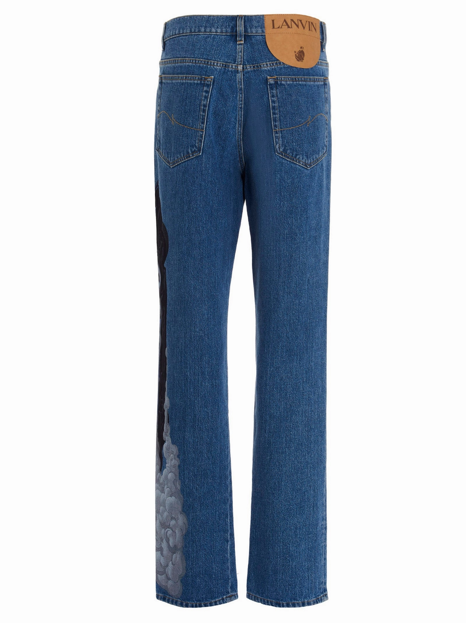 Lanvin Batman Tapered Jeans