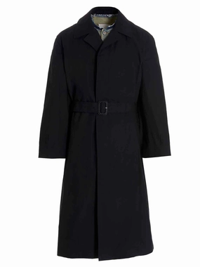 Maison Margiela Panelled Long Sleeved Trench Coat