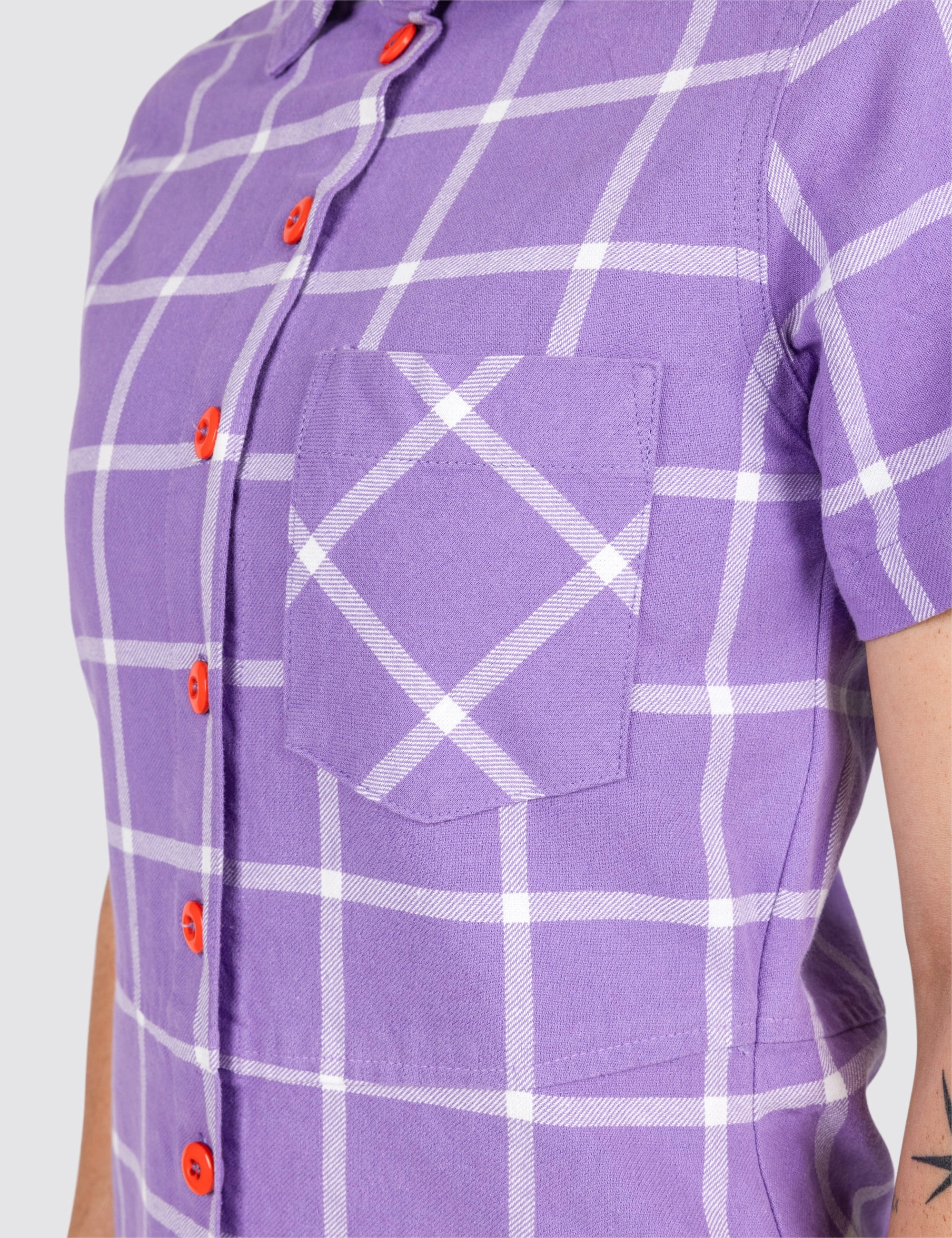 Majesty Grid Diner Dress