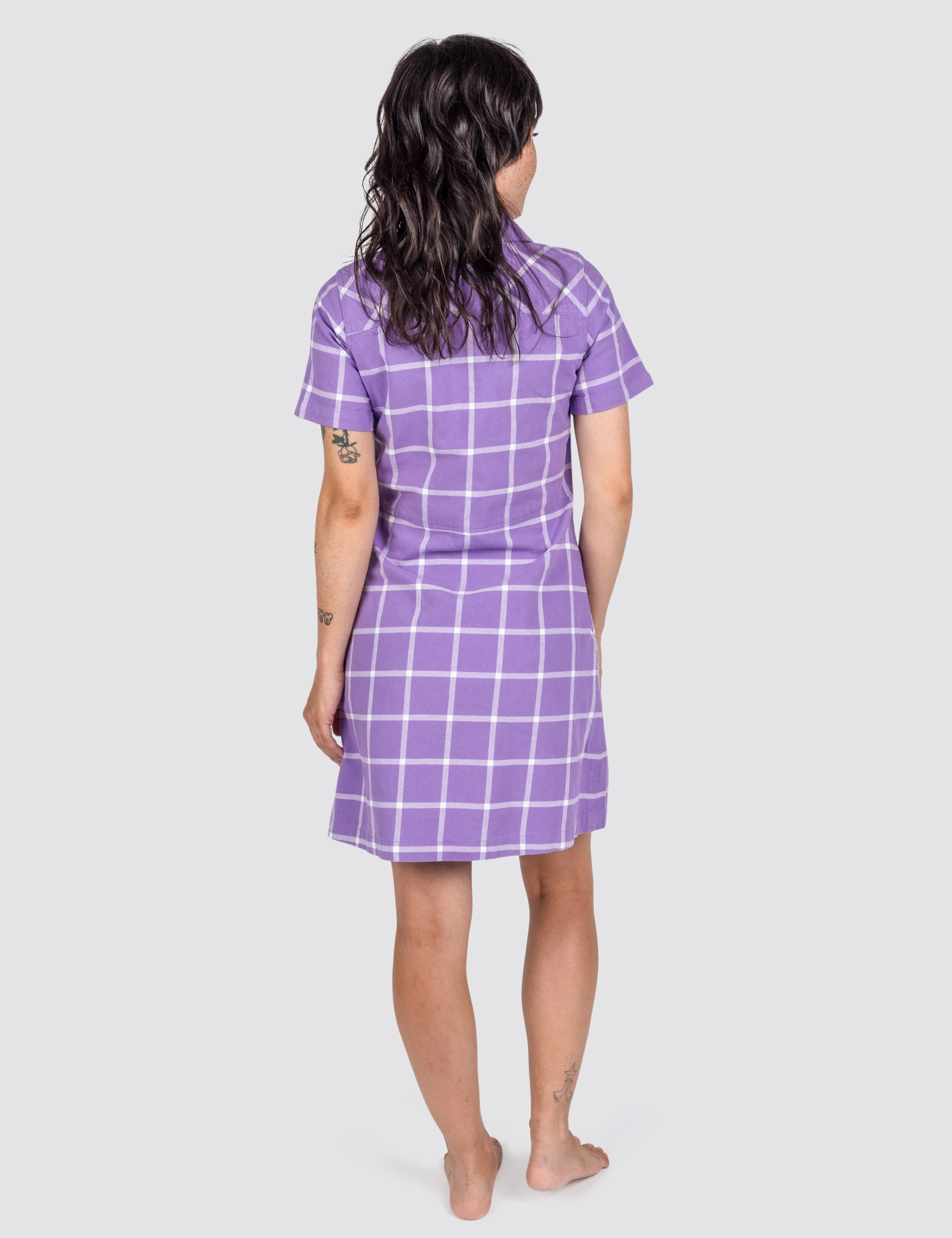 Majesty Grid Diner Dress