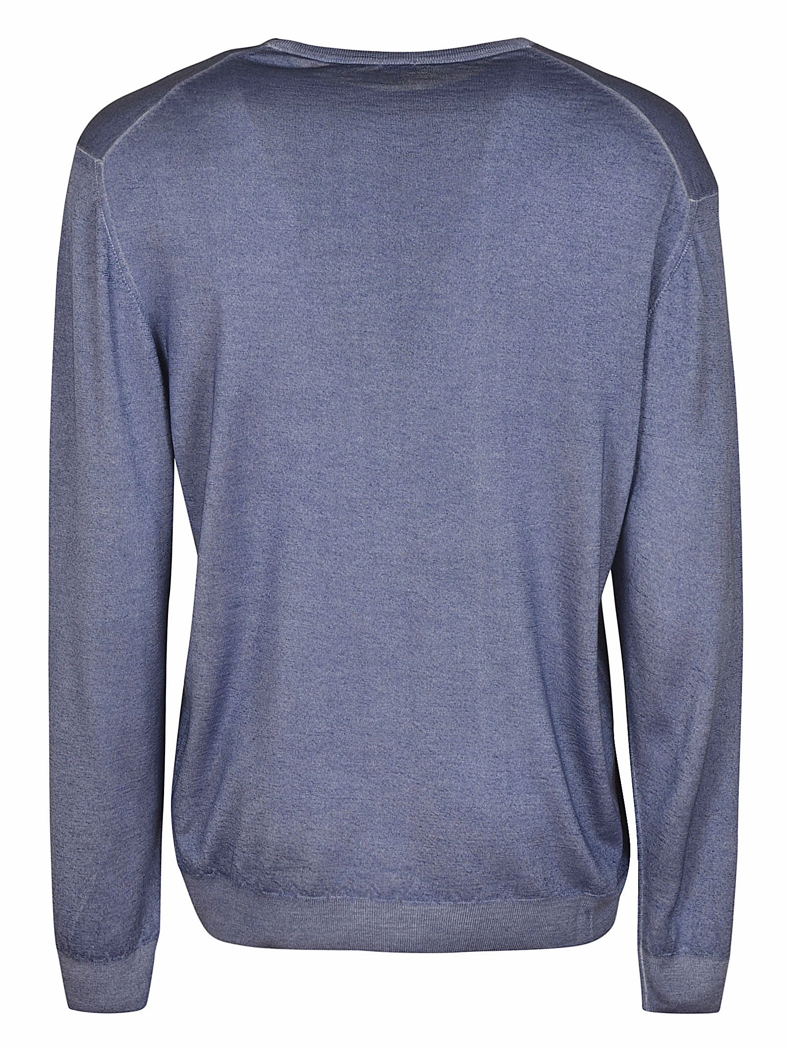Malo Long Sleeved Crewneck Knitted Sweater