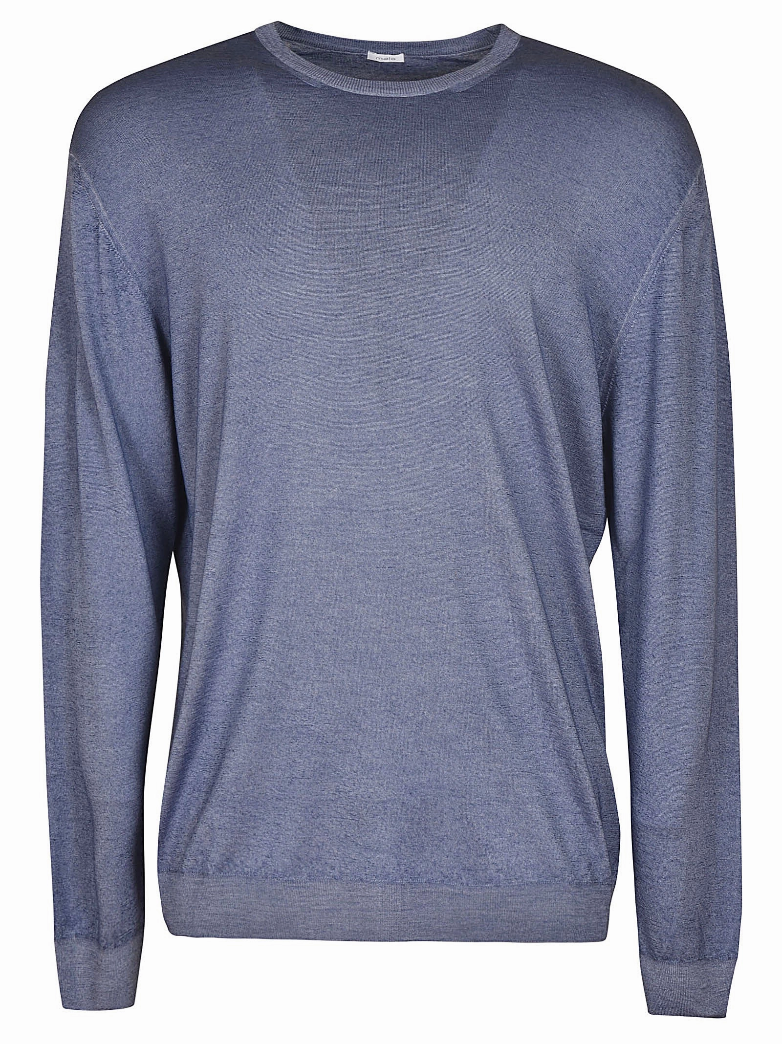 Malo Long Sleeved Crewneck Knitted Sweater