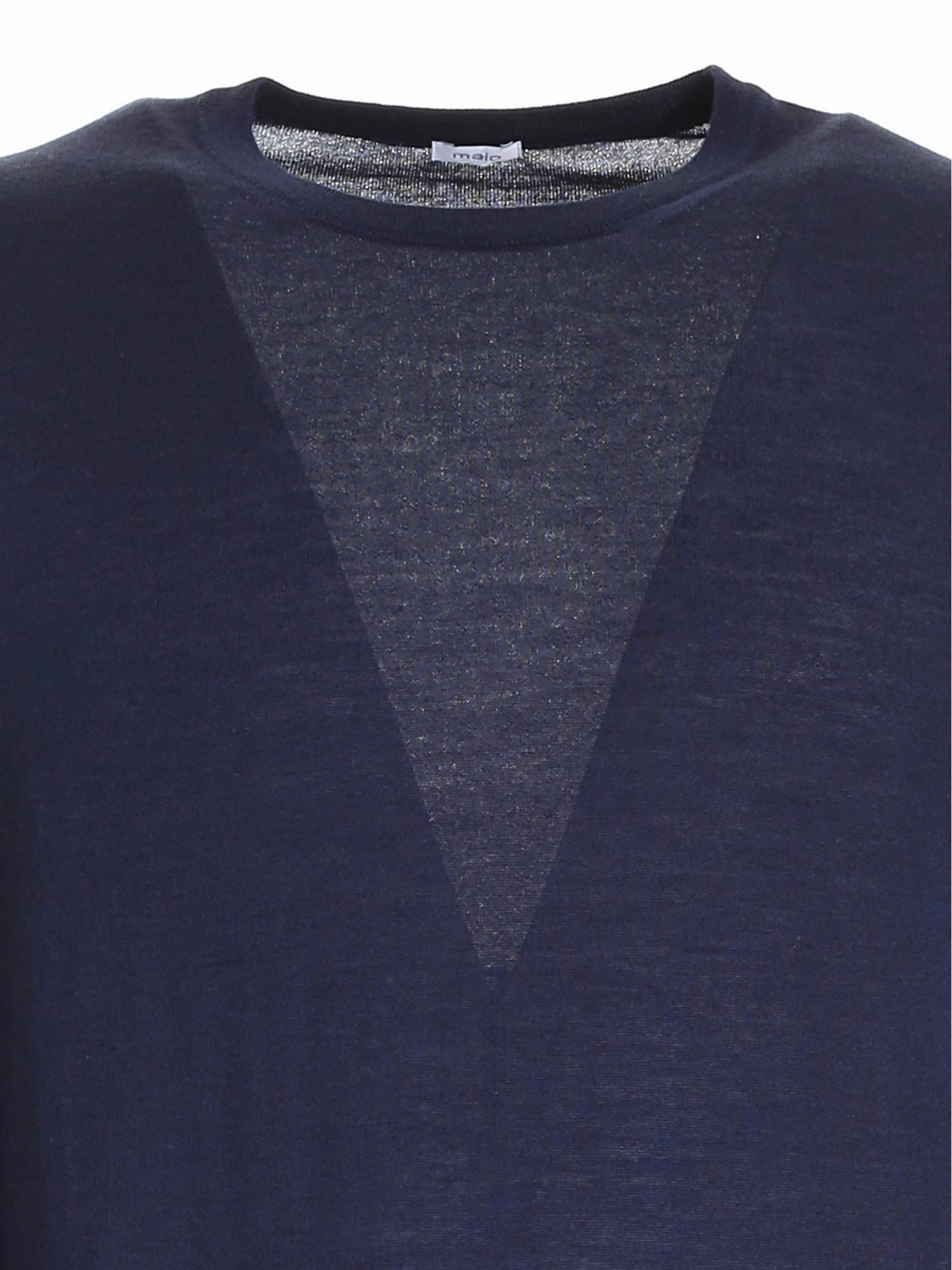Malo Long Sleeved Crewneck Sweater