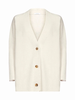 Malo V-Neck Buttoned Long Sleeved Cardigan