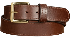 Men's Brown Water Buffalo Leather Belt