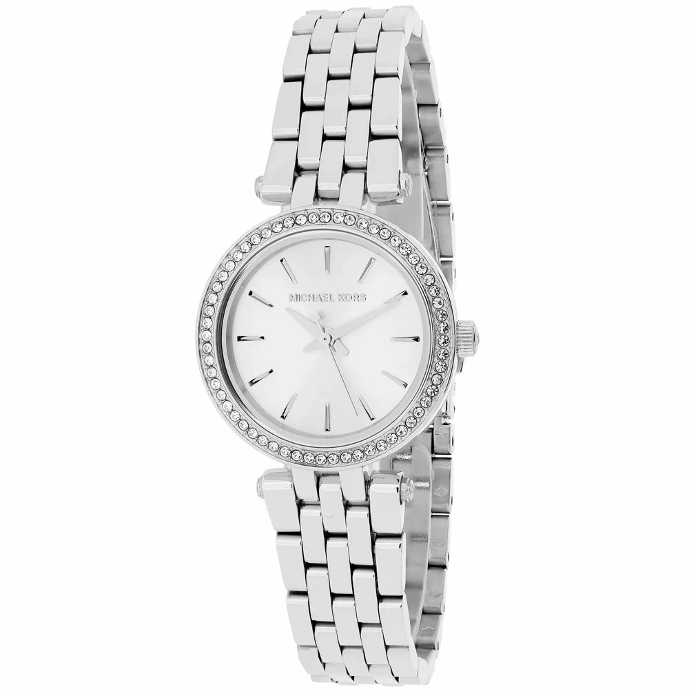 Michael Kors MK3294 Women's Mini Darci Silver Dial Watch