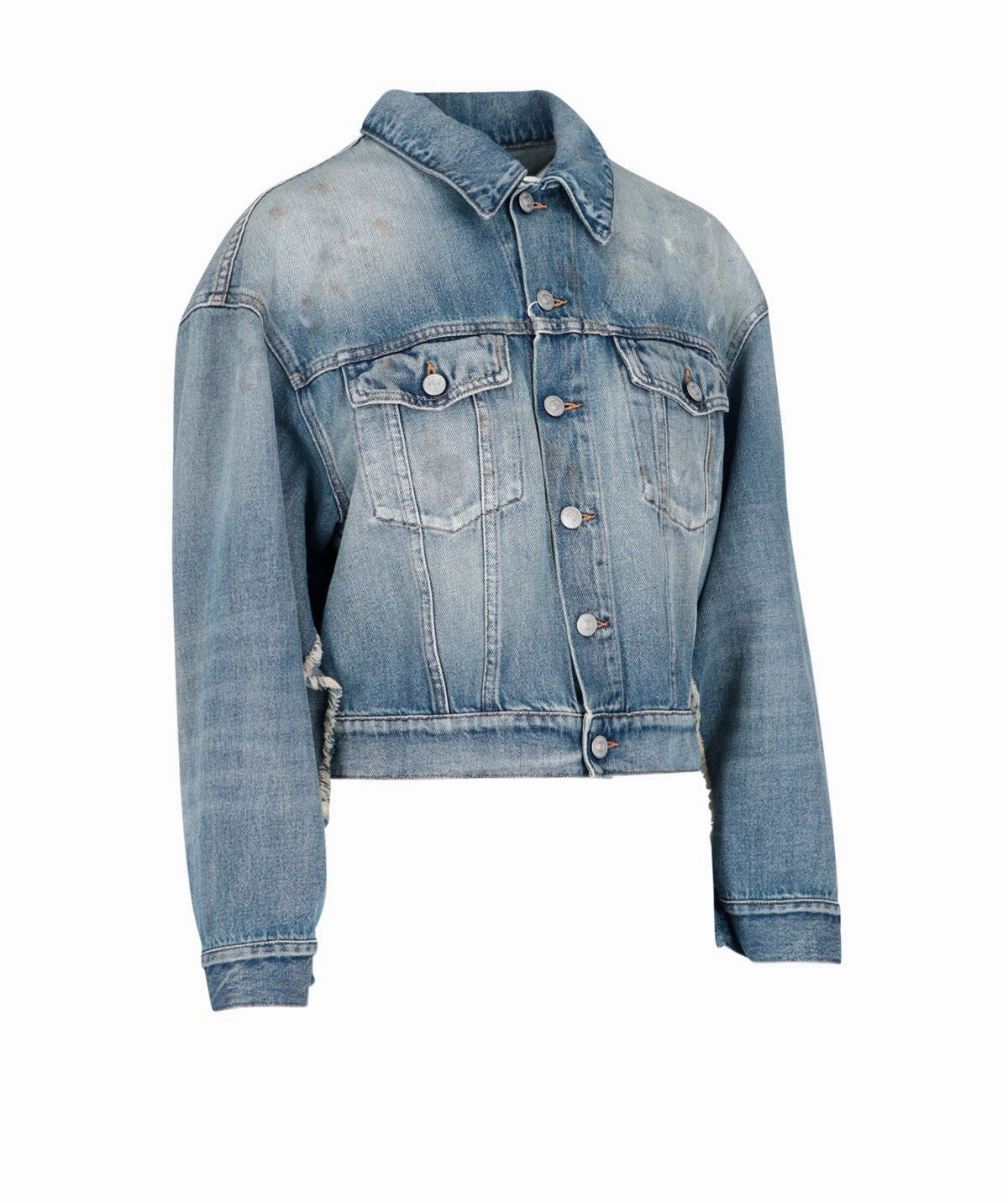 MM6 Maison Margiela Distressed Denim Jacket