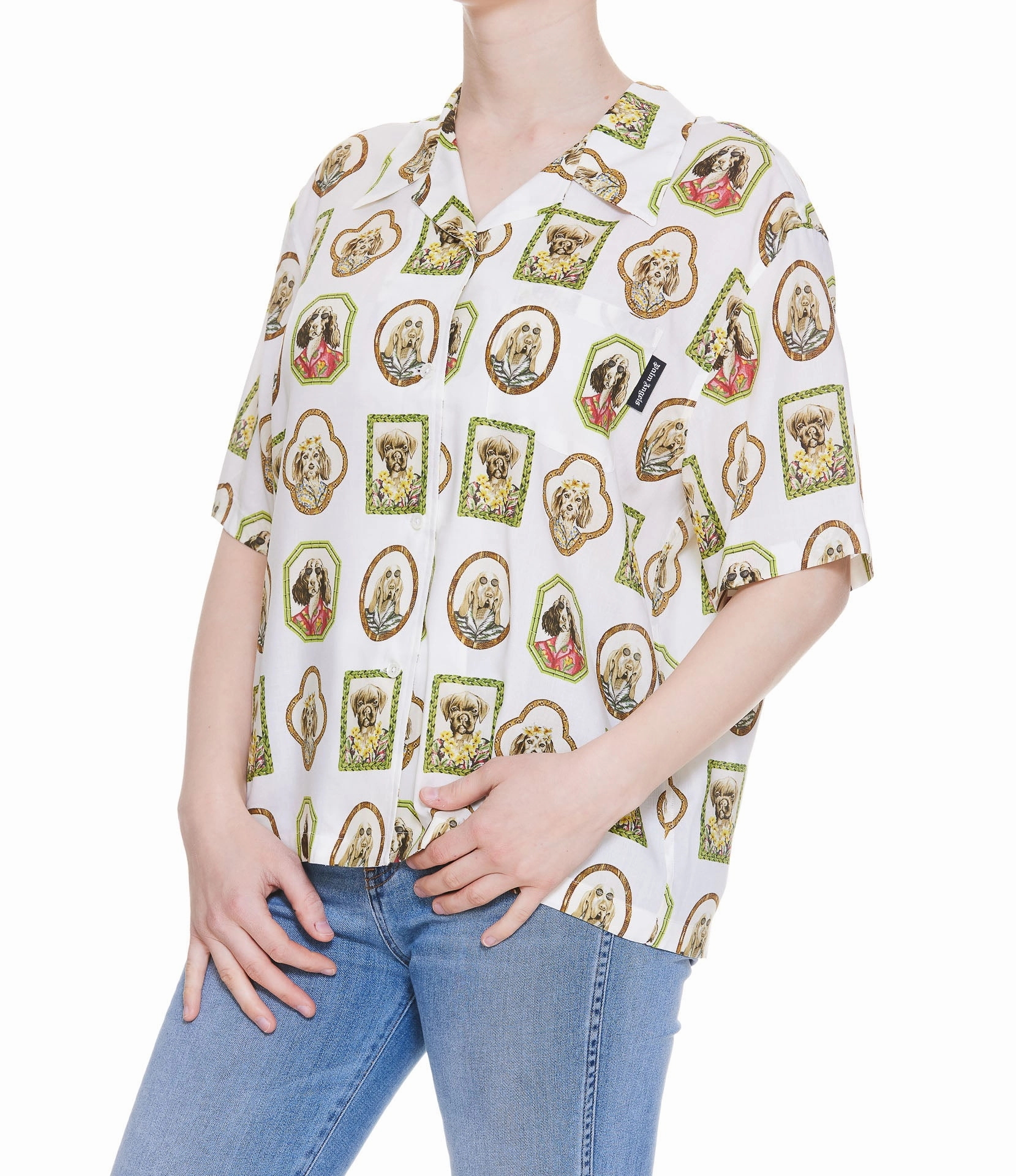 Palm Angels Bear Printed Blouse