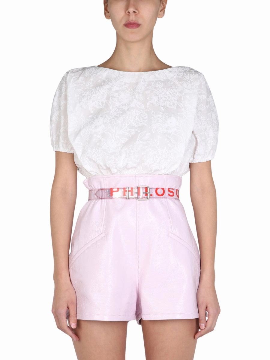 Philosophy Di Lorenzo Serafini All-Over Printed Blouse