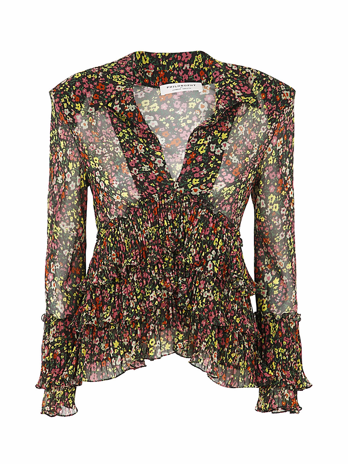Philosophy Di Lorenzo Serafini Floral Printed Blouse