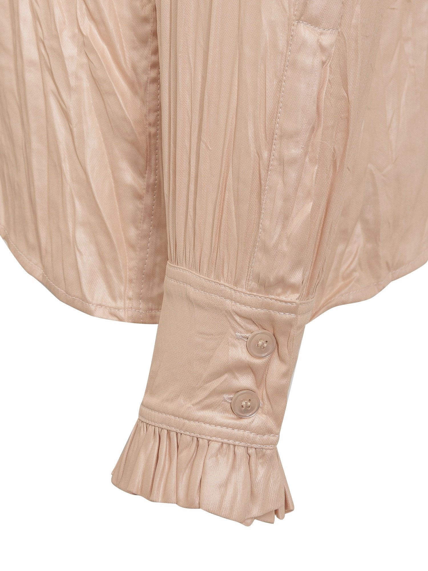 Philosophy Di Lorenzo Serafini Ruffle-Cuff Button-Up Shirt