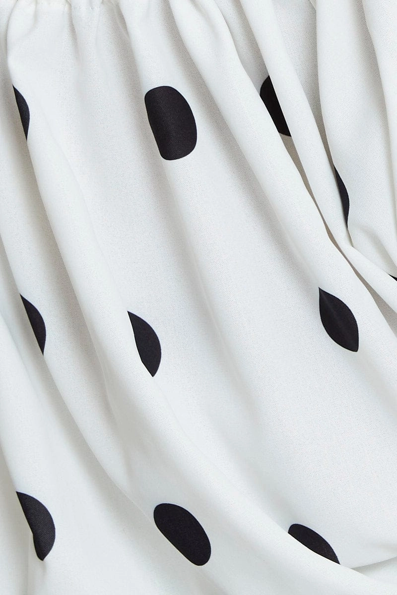 Polka Dot Crop Top