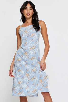 Print Midi Dress Sleeveless