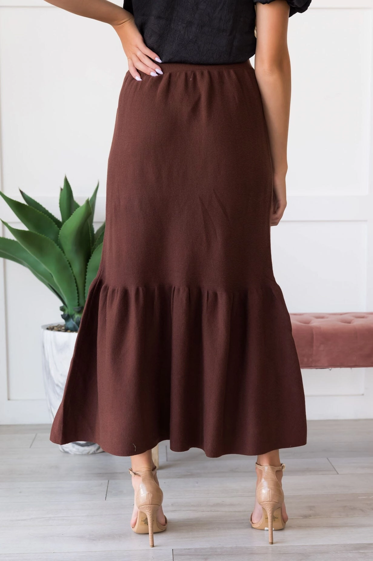 Promised High Waist Maxi Skirt