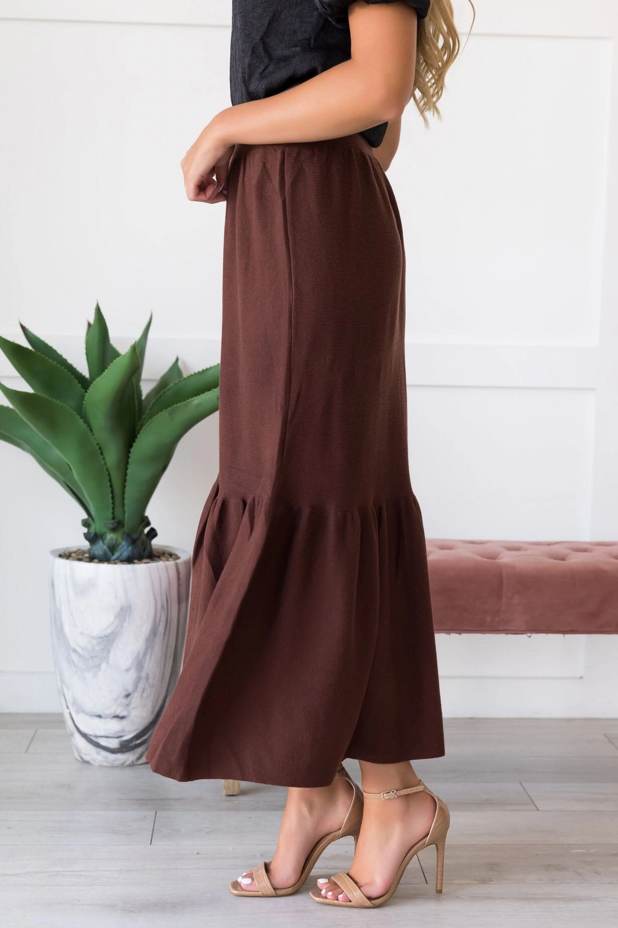 Promised High Waist Maxi Skirt