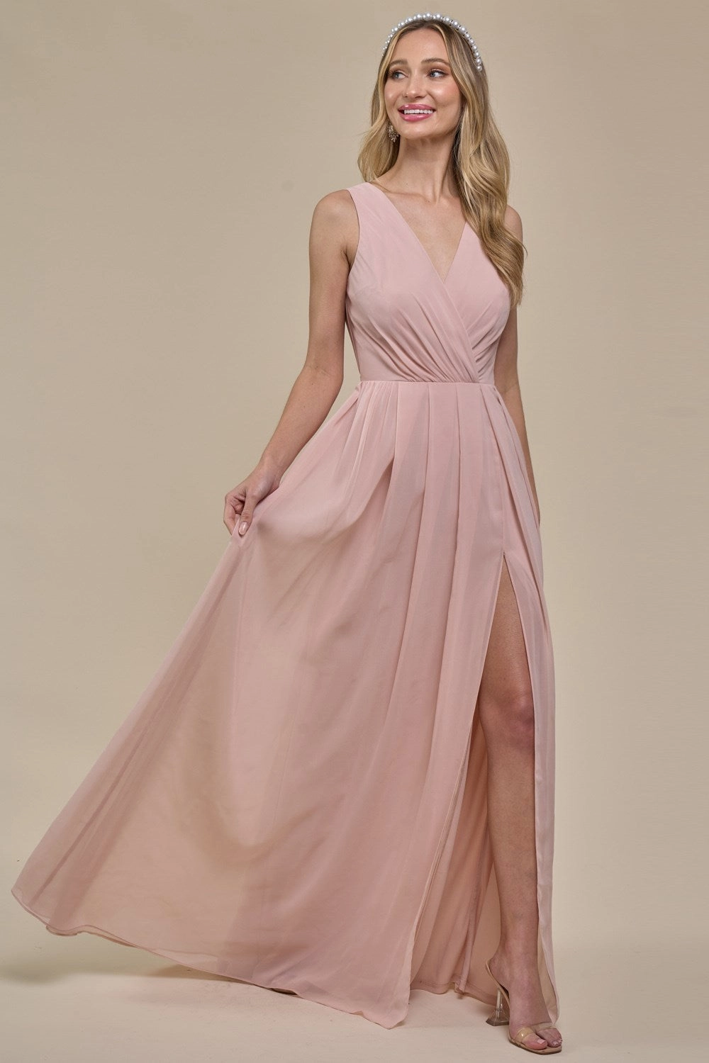 Richie Dress in Blush