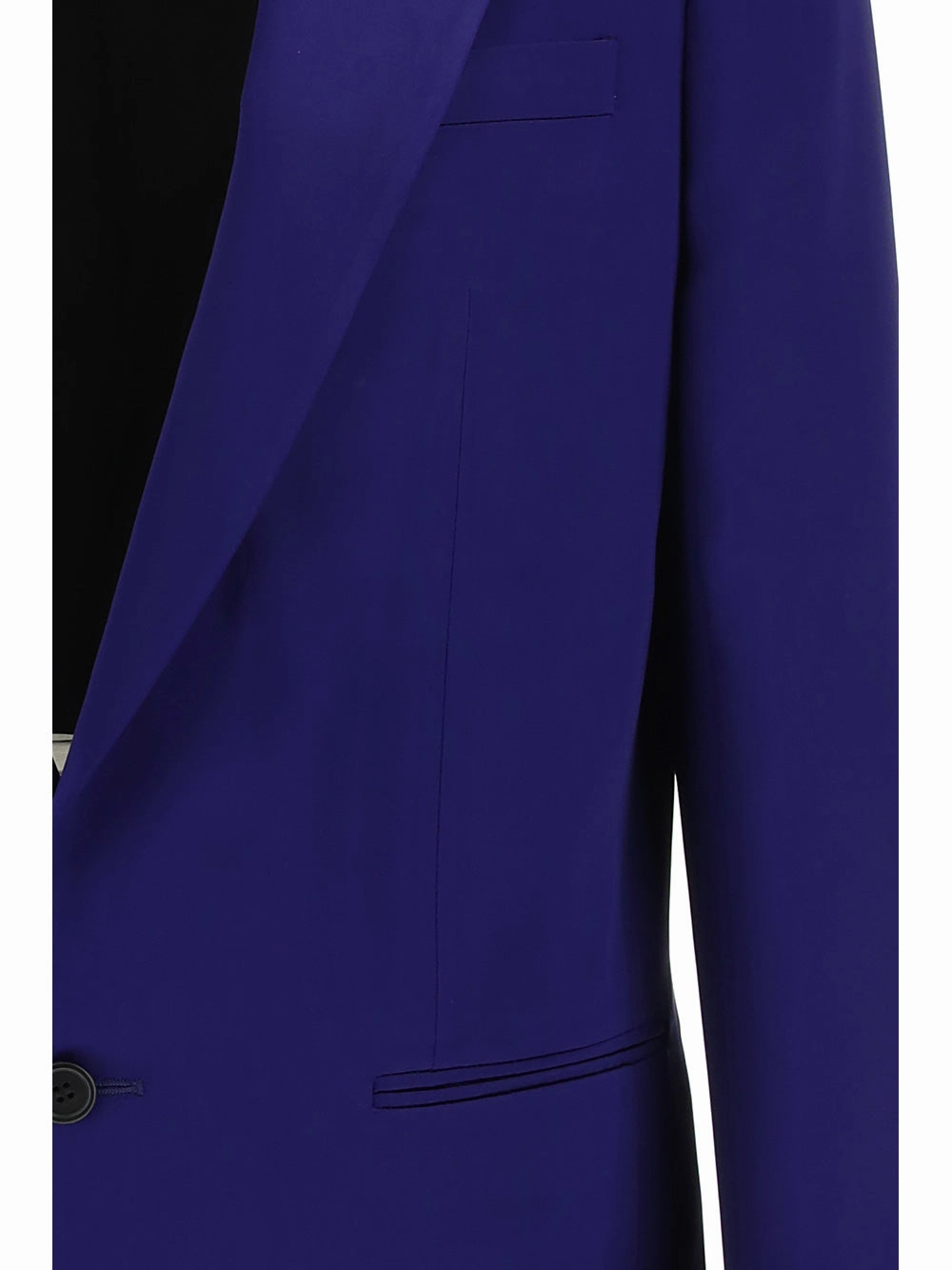 Saint Laurent Single-Breasted Long-Sleeved Jacket