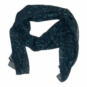 Scarf Long By Clothes Mentor In Blue