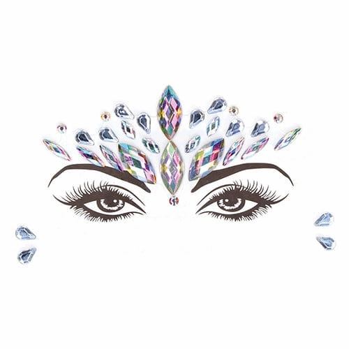Shots - Le Desir Bliss Dazzling Crowned Face Bling Sticker Dressing Accessories O/S (Multi Colour)
