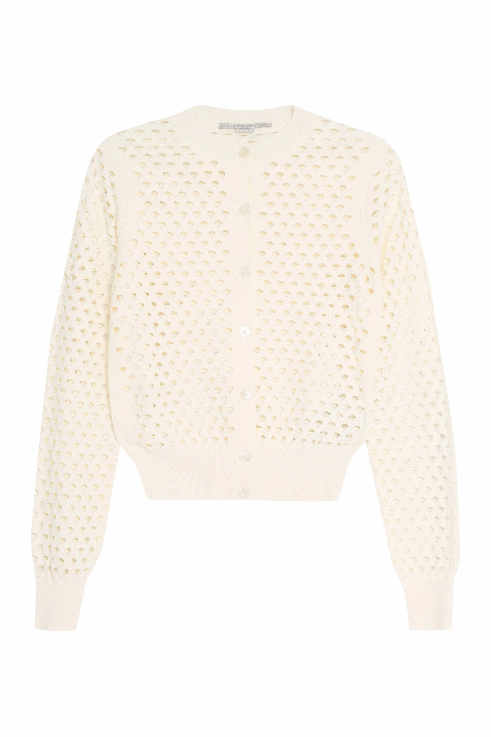 Stella McCartney Mesh Long-Sleeved Cardigan