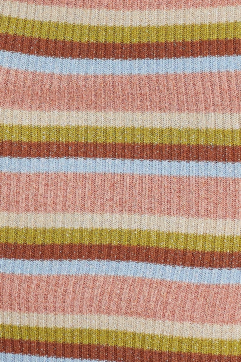 Stripe Mini Dress Knit