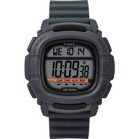 Timex Men's Watch - Command BST.47 Boost Shock Grey Silicone Strap | TW5M26700JV