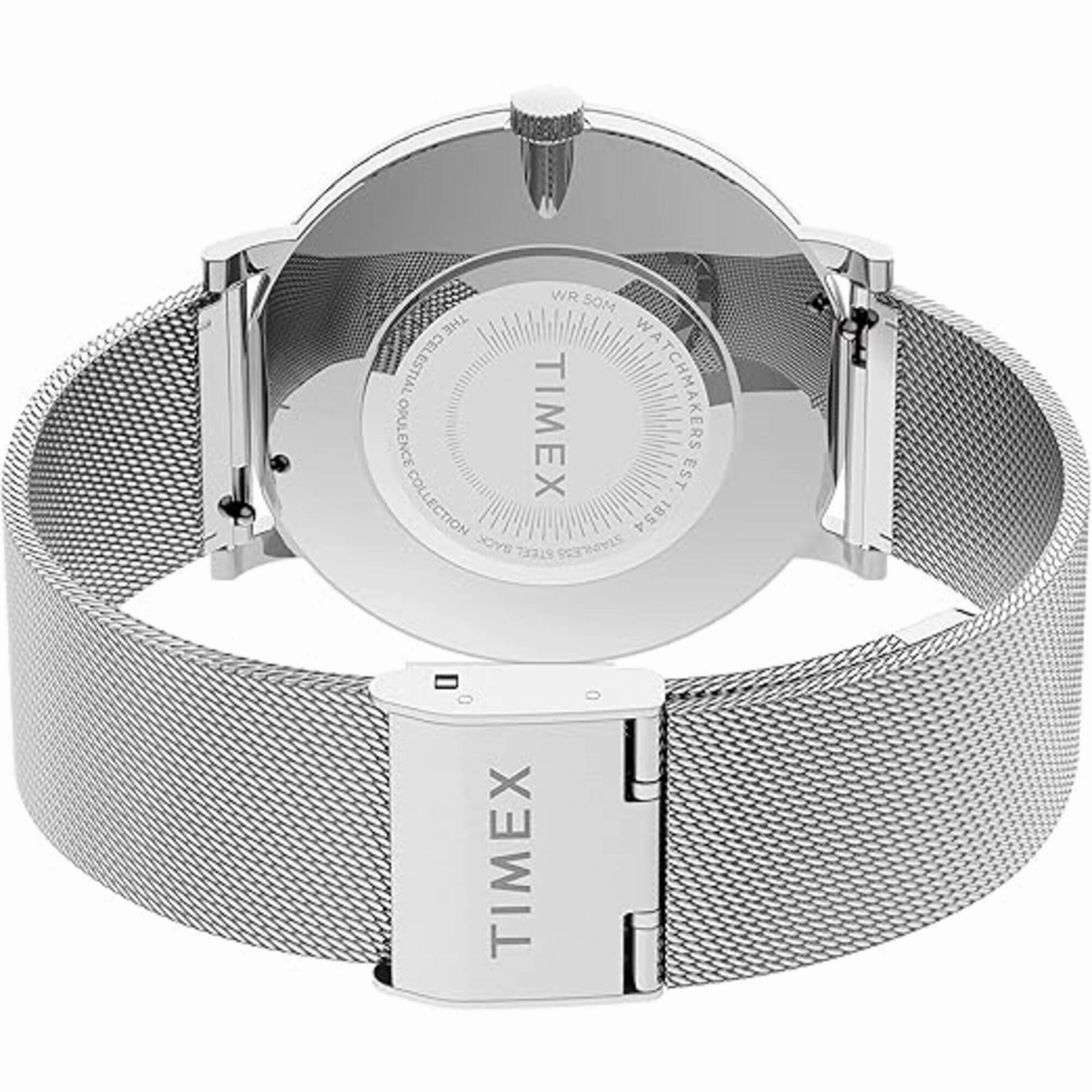 Timex Women's Watch - Celestial Opulence Silver Tone Dial Steel Bracelet | TW2U67000