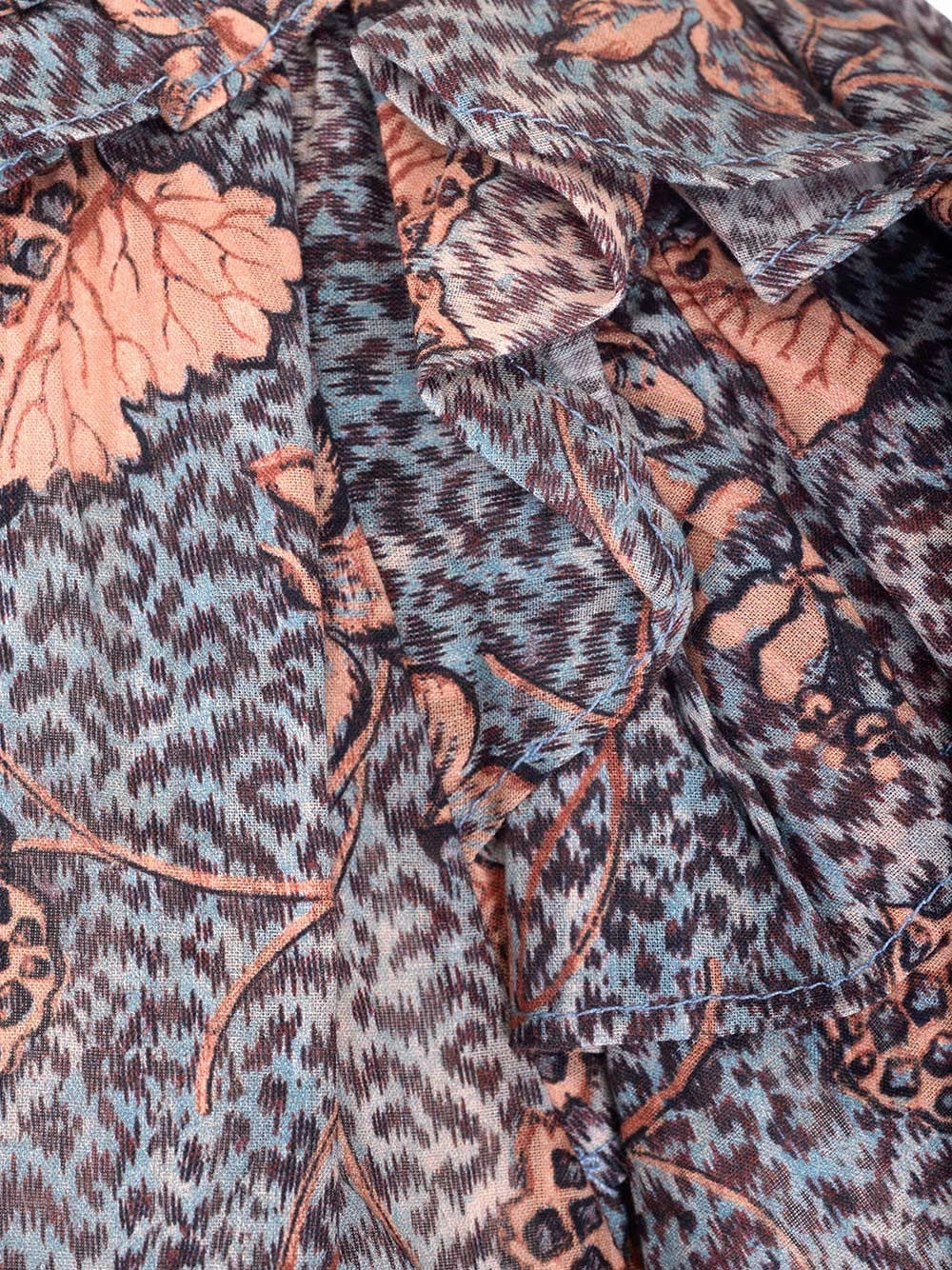 Ulla Johnson Alva Floral Printed Sleeveless Blouse