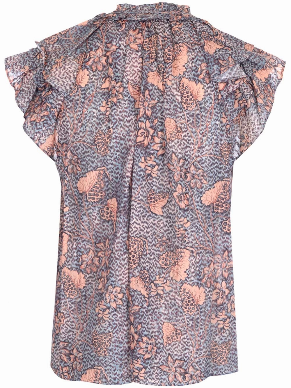 Ulla Johnson Alva Floral Printed Sleeveless Blouse