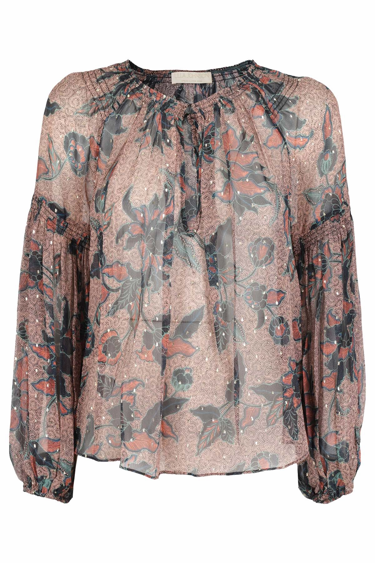 Ulla Johnson Round Neck Long Sleeved Blouse