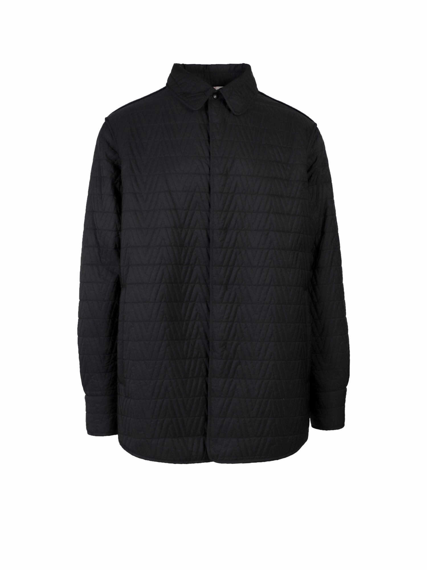 Valentino Long Sleeved Quilted Shirt Jacket