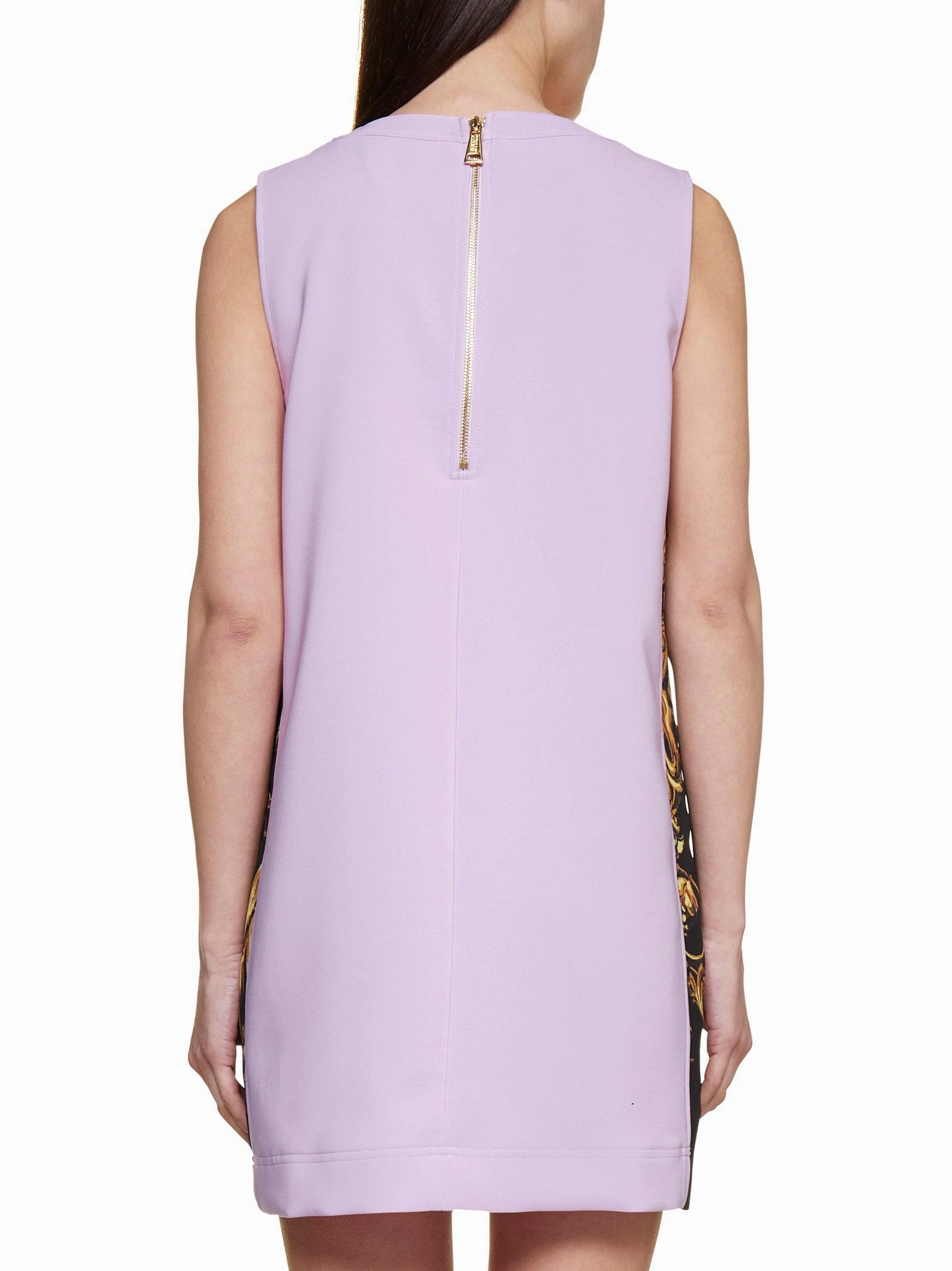 Versace Jeans Couture Baroque-Panelled Mini Dress
