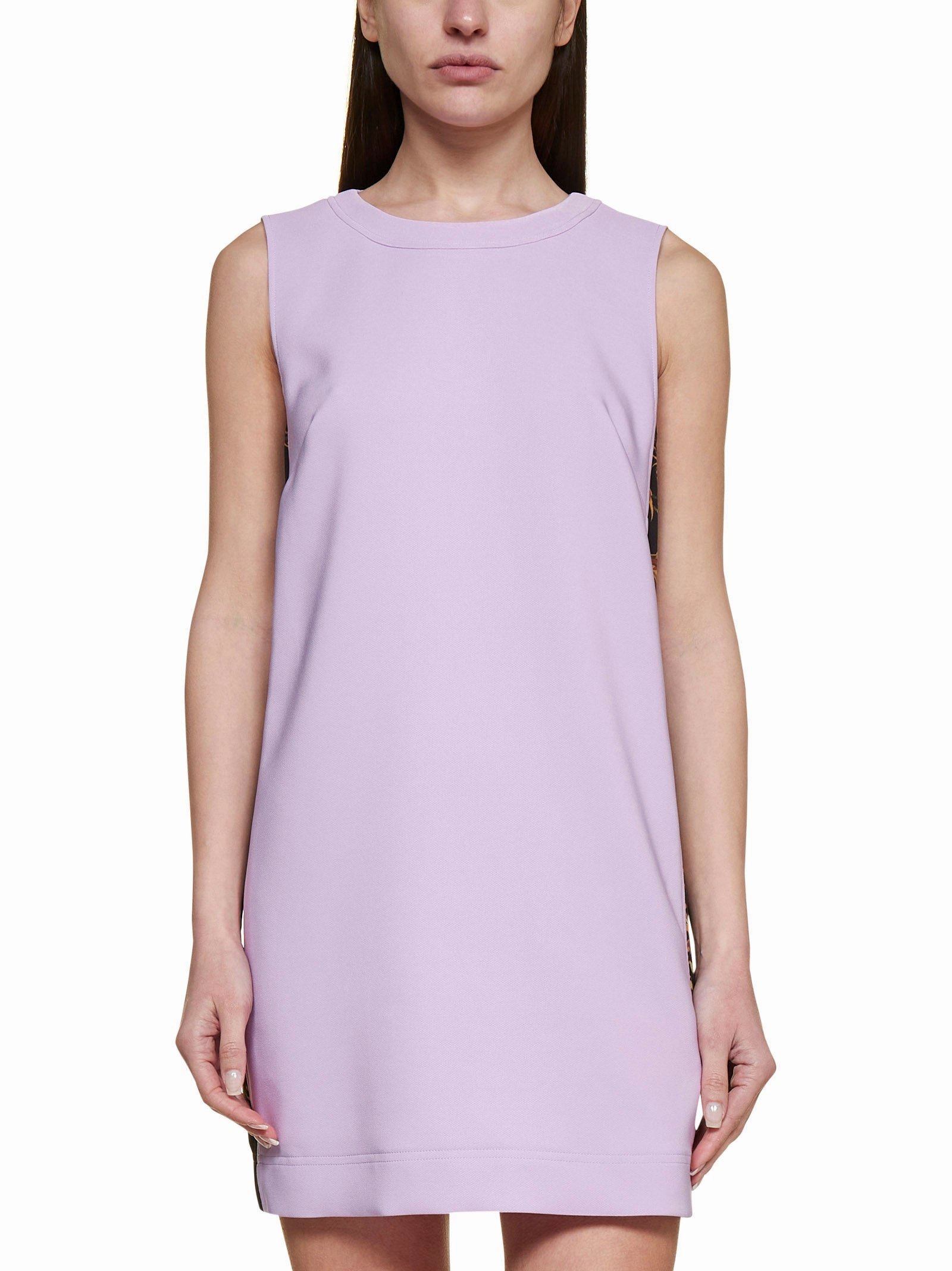 Versace Jeans Couture Baroque-Panelled Mini Dress
