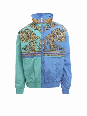 Versace Jeans Couture Baroque Printed Zip-Up Jacket
