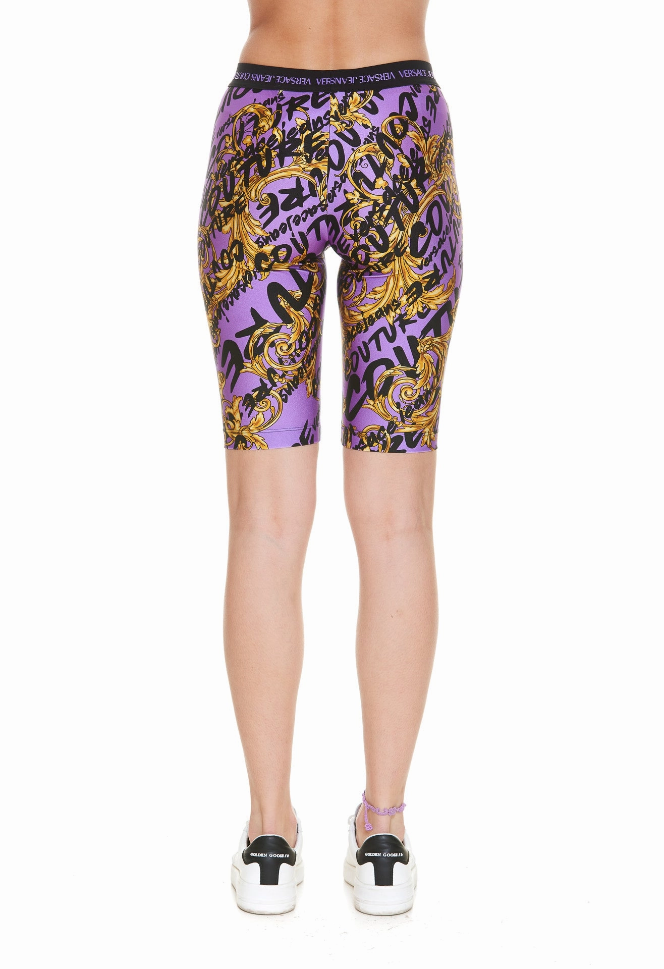 Versace Jeans Couture Garland Logo Waistband Shorts