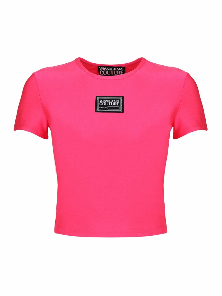Versace Jeans Couture Logo Patch Crewneck T-Shirt