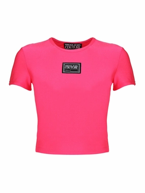 Versace Jeans Couture Logo Patch Crewneck T-Shirt
