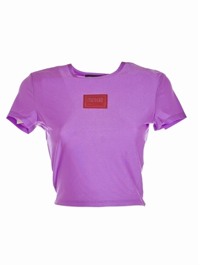 Versace Jeans Couture Logo Patch Crewneck T-Shirt