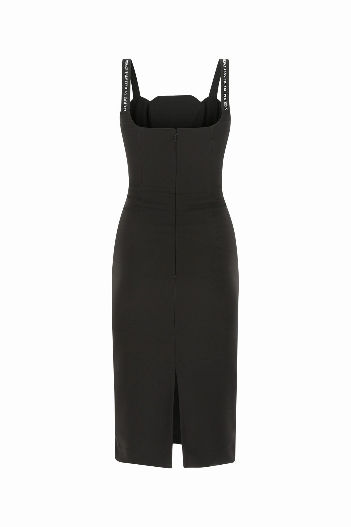Versace Jeans Couture Logo Patch Sleeveless Dress